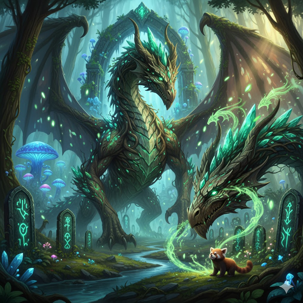 The Emerald Guardian's Embrace